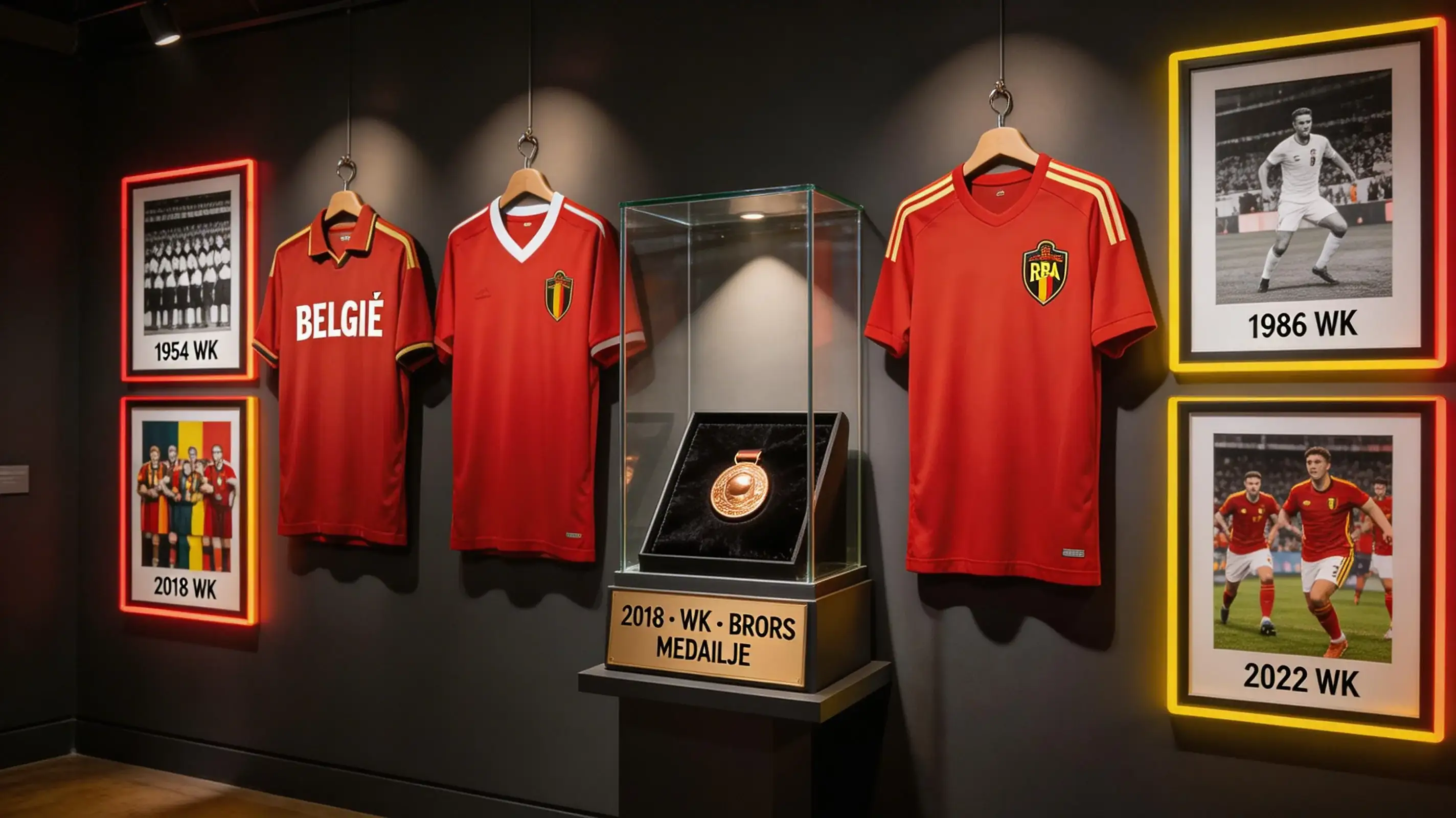 Historisch overzicht van België op het WK voetbal met hoogtepunten