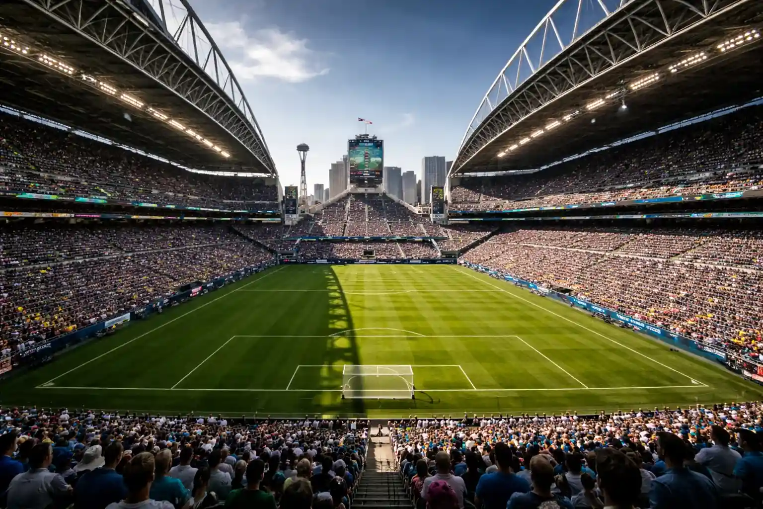 Lumen Field stadion in Seattle waar België tegen Egypte speelt WK 2026