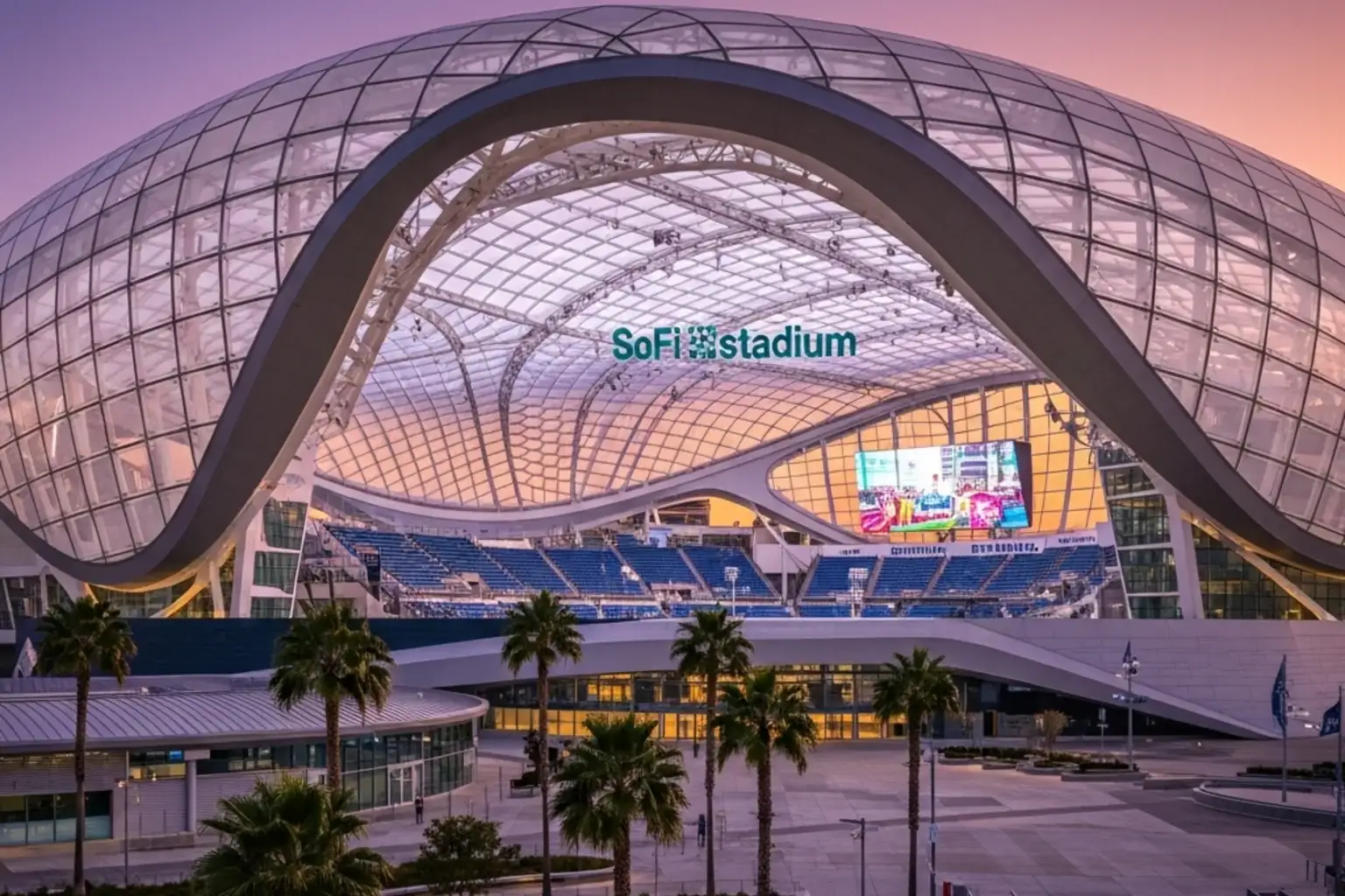 SoFi Stadium in Los Angeles waar België tegen Iran speelt WK 2026