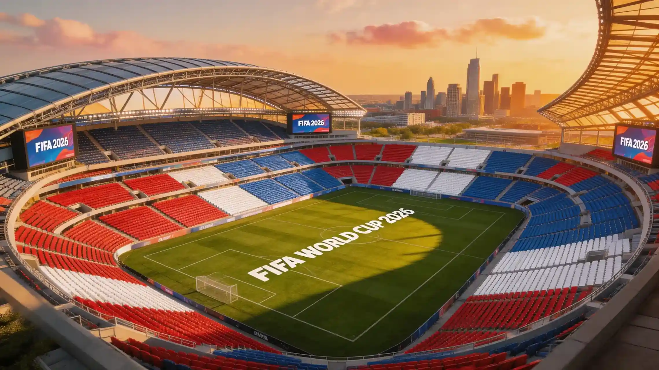 Overzicht van de 16 WK 2026 stadions in de Verenigde Staten, Mexico en Canada